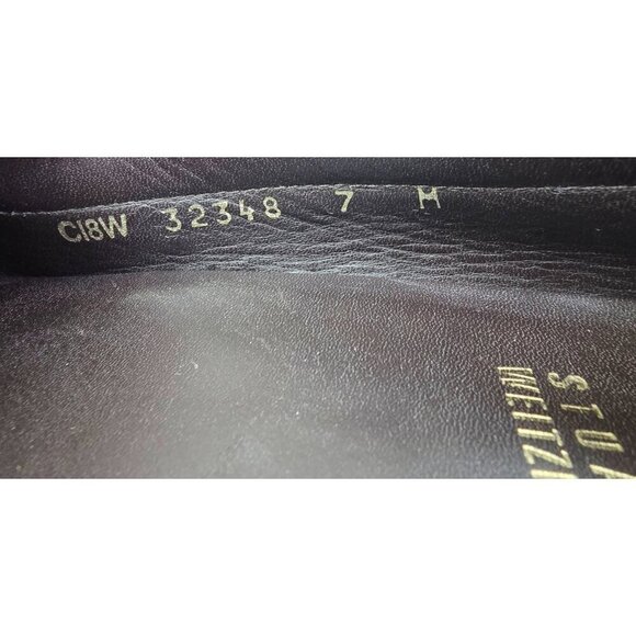 Stuart Weitzman Size 7M Women Purple Suede Leather Jeweled Slip On Loafers Spain - Picture 5 of 13